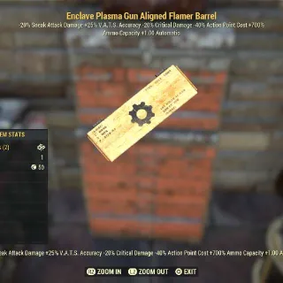 EPG. ALIGNED FLAMER BARREL