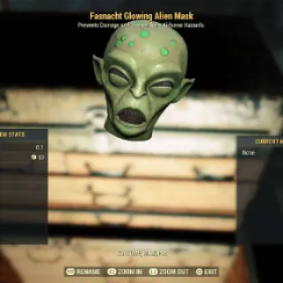 GLOWING ALIEN MASK