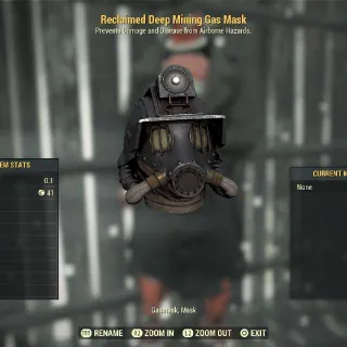 RECLAIMED MINING MASK