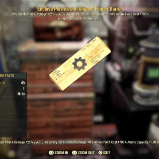 ALIGNED FLAMER BARREL