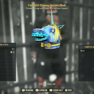 GLOWING UNICORN MASK