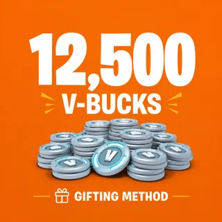 🟠 12,500 V-BUCKS 👑 GIFTING METHOD 💎 BEST VALUE 💎 BULK GIFTS