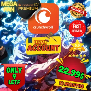 🔥 Crunchyroll Premium Available! 🔥  ✅ 12 Months  🍿  