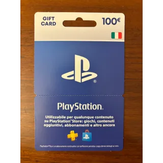 €100.00 EUR PlayStation Store