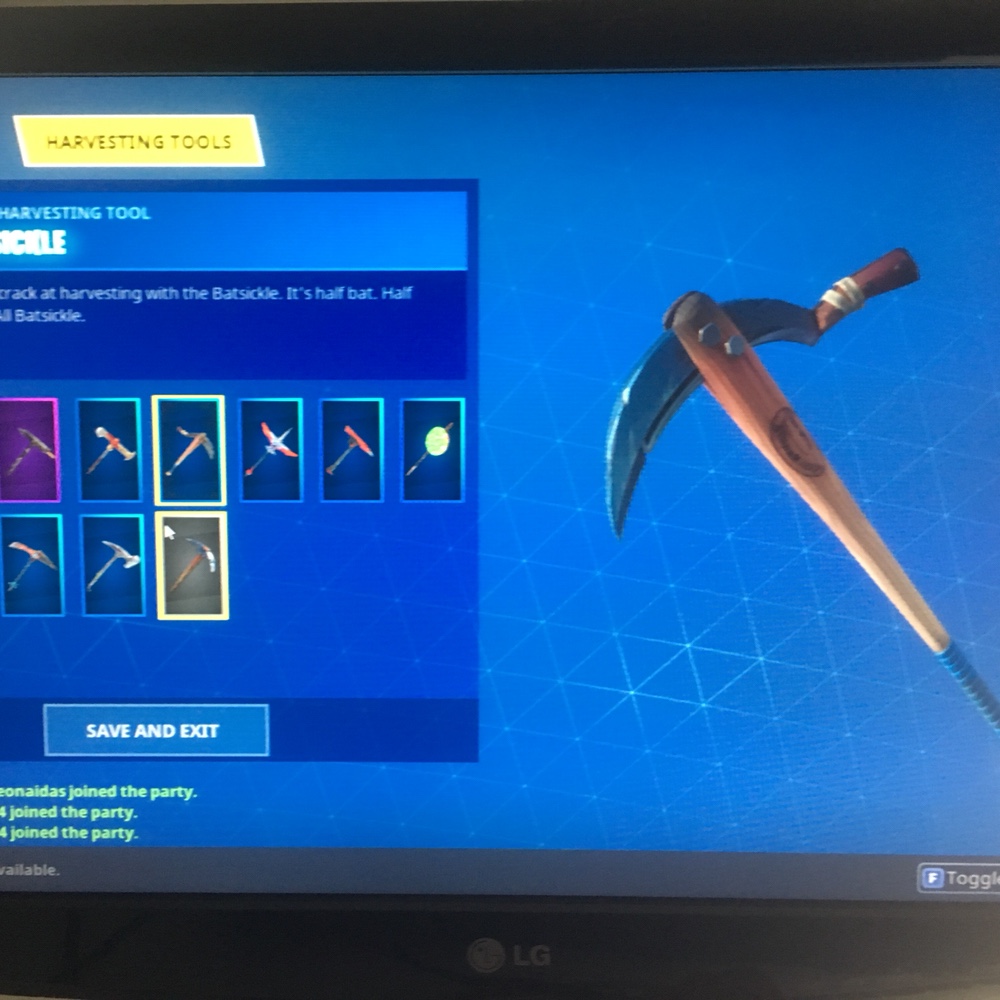 New fortnite pickaxe save the world