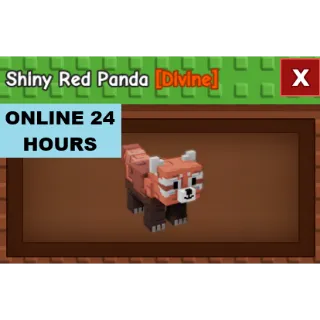 GROW A GARDEN SHINY RED PANDA