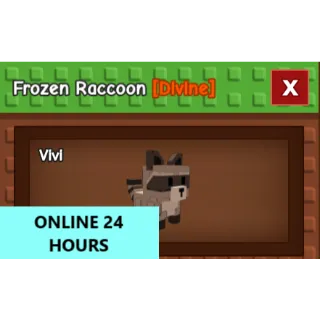 GROW A GARDEN FROZEN RACCOON