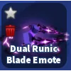 DUAL RUNIC BLADE EMOTE - BLADE BALL