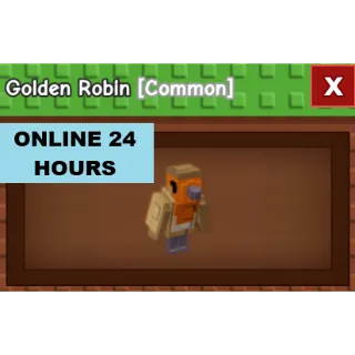 GROW A GARDEN GOLDEN ROBIN