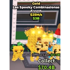 GOLD LOS SPOOKY COMBINASIONAS