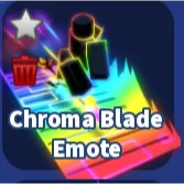 CHROMA BLADE EMOTE - BLADE BALL