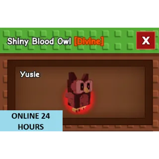 GROW A GARDEN SHINY BLOOD OWL