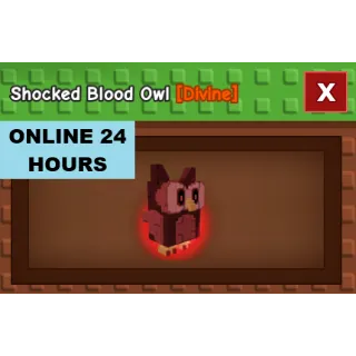 GROW A GARDEN SHOCKED BLOOD OWL