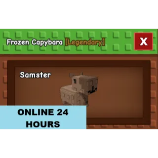 GROW A GARDEN FROZEN CAPYBARA