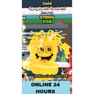 GOLD SPAGHETTI TUALETTI