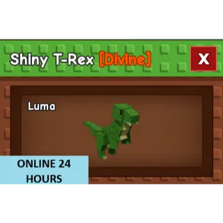 GROW A GARDEN SHINY T-REX
