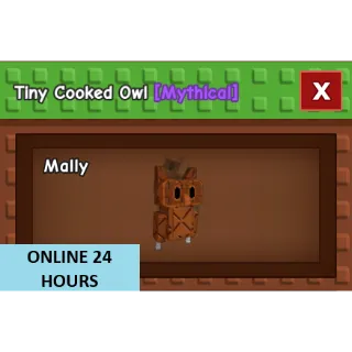 GROW A GARDEN TINY COOKED OWL