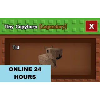 GROW A GARDEN TINY CAPYBARA