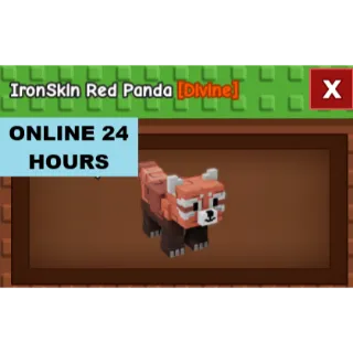 GROW A GARDEN IRONSKIN RED PANDA