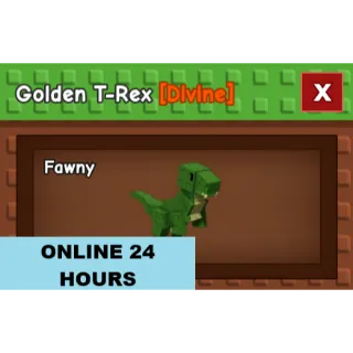 GROW A GARDEN GOLDEN T-REX