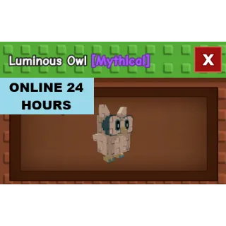 GROW A GARDEN LUMINOUS OWL