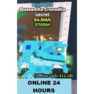 DIAMOND QUESADILLA CROCODILA 4.5M/S