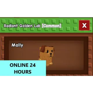 GROW A GARDEN RADIANT GOLDEN LAB