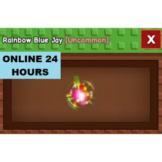 GROW A GARDEN RAINBOW BLUE JAY