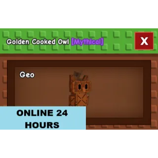 GROW A GARDEN GOLDEN COOKED OWL