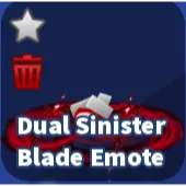 DUAL SINISTER BLADE EMOTE - BLADE BALL