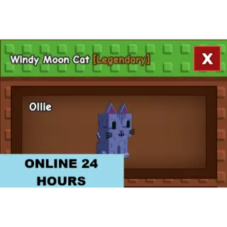 GROW A GARDEN WINDY MOON CAT