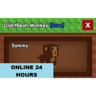 GROW A GARDEN GIANTBEAN MONKEY