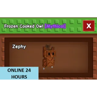 GROW A GARDEN FROZEN COOKED OWL