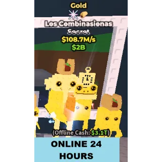 GOLD LOS COMBINASIONAS 108.7M/S