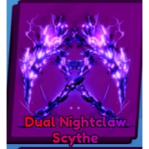 DUAL NIGHTCLAW SCYTHE - BLADE BALL