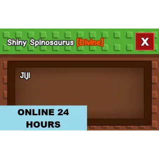 GROW A GARDEN SHINY SPINOSAURUS