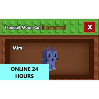 GROW A GARDEN TRANQUIL MOON CAT