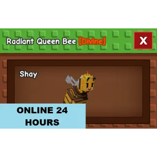 GROW A GARDEN RADIANT QUEEN BEE