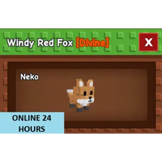 GROW A GARDEN WINDY RED FOX