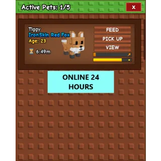 GROW A GARDEN IRONSKIN RED FOX