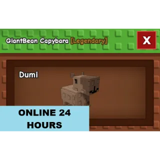 GROW A GARDEN GIANTBEAN CAPYBARA