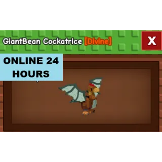 GROW A GARDEN GIANTBEAN COCKATRICE