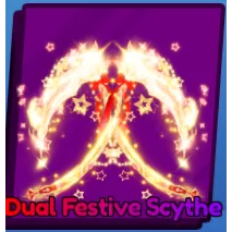 DUAL FESTIVE SCYTHE - BLADE BALL