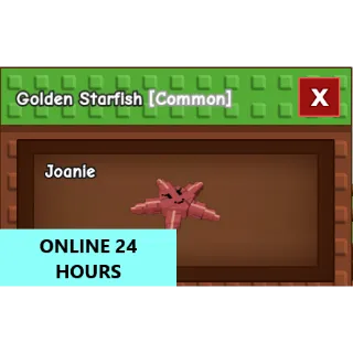 GROW A GARDEN GOLDEN STARFISH