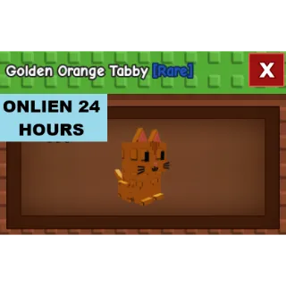 GROW A GARDEN GOLDEN ORANGE TABBY