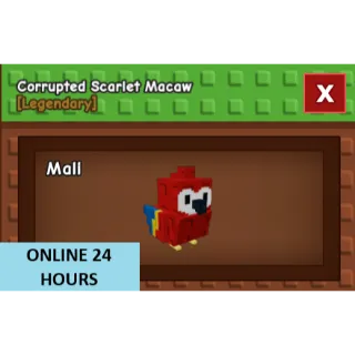 CORRUPTED SCARLET MACAW