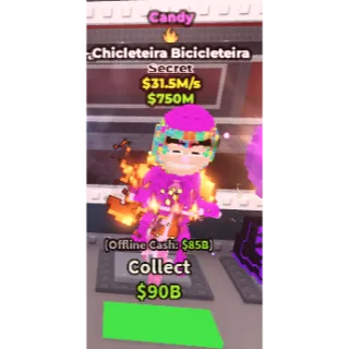 CANDY CHICLETEIRA BICICLETEIRA