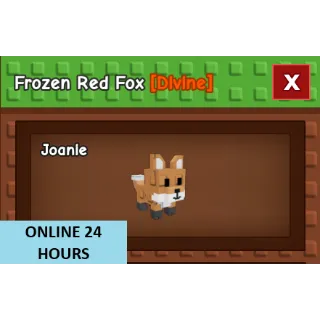 GROW A GARDEN FROZEN RED FOX