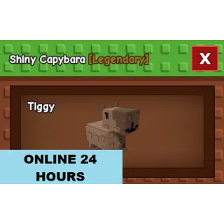 GROW A GARDEN SHINY CAPYBARA