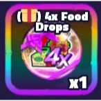 4X FOOD DROPS - SPONGEBOB TOWER DEFENSE